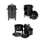 TUYOHW Commerical Griddle on Cart,36 Heavy Duty Griddle with 4 Burner&60000 BTU Power,2 Side Shelves&1 Bottom Shelf,Foldable&Portable Griddle