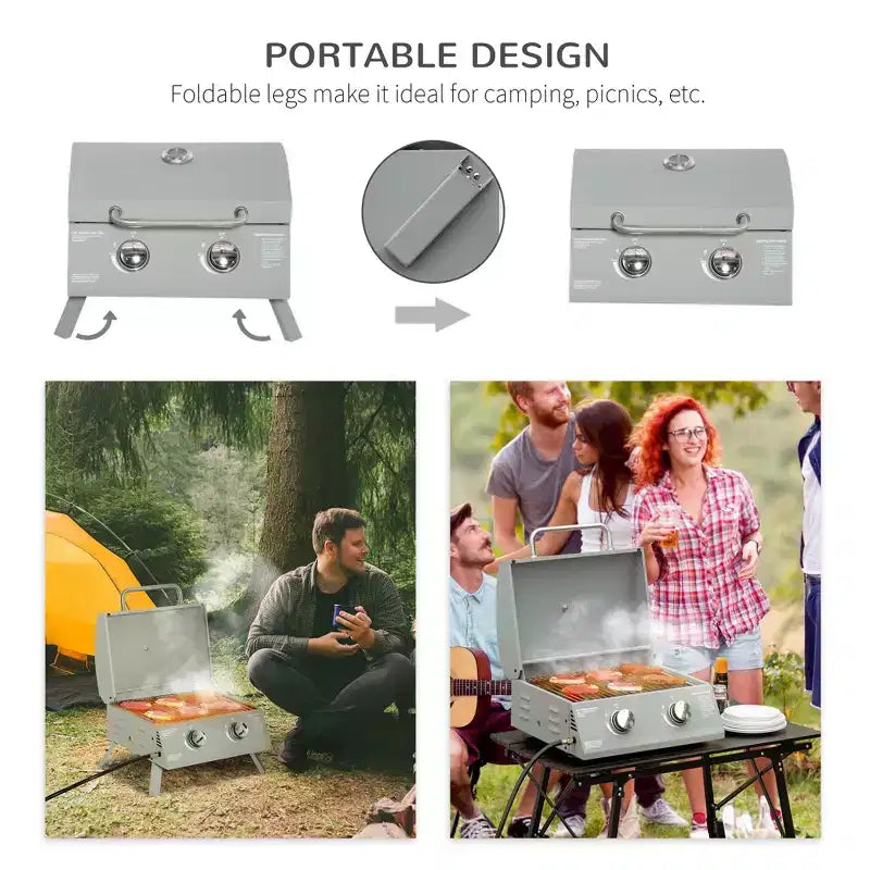 TUYOHW 17Portable Charcoal Grill with Wheels,Side&Bottom Shelf ,BBQ Smoker Griller with Adjustable Vents on Lid for Picnic,Parties,Camping&Backyard