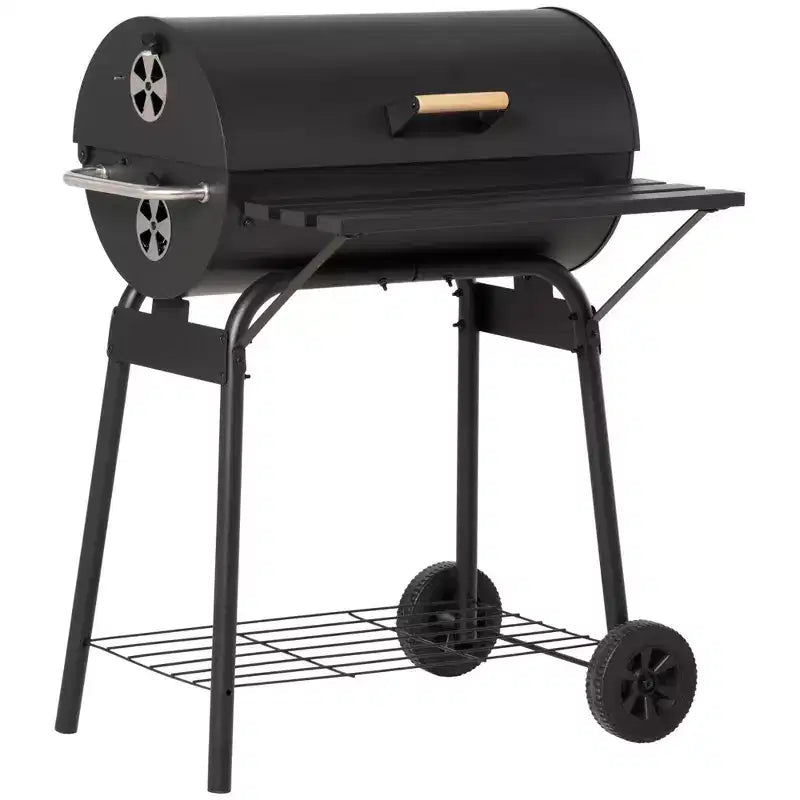 TUYOHW Portable BBQ Charcoal Grill Small Stainless-Steel Tabletop Grill for Outdoor Camping Camping,BBQ,Parties&Backyard,Double-Sided Baking Net,Black