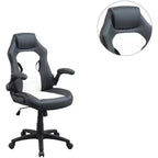 TUYOHW Swivel Gaming Chair with Adjustable Height&Wheels,Ergonomics Office Chairs Video Game Chaise for Office&Home,Upholstery Leisure Chair