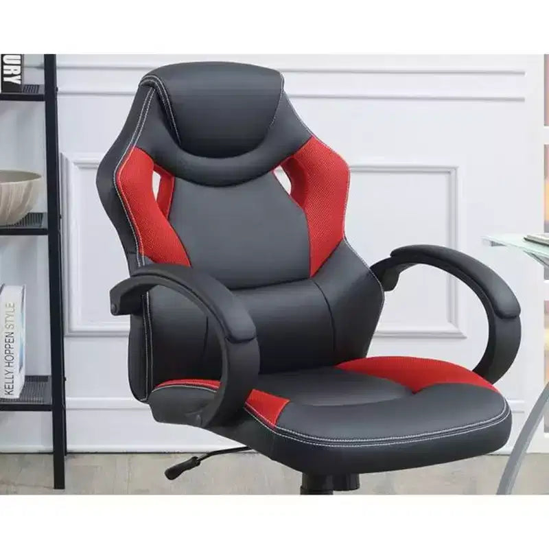 TUYOHW Swivel Gaming Chair with Adjustable Height&Wheels,Ergonomics Office Chairs Video Game Chaise for Office&Home,Upholstery Leisure Chair