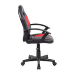TUYOHW Kid's Ergonomics Gaming Chair 360 Swivel Chair with Wheels,Black/Red Computer Chair for Office&Home,Versatile Leisure Chair,Black/Red