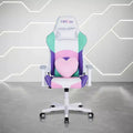 TUYOHW Kawaii PC Gaming Chairs with Adjustable Height,Head&Heart Lumbar Pillow,360 Swivel Chair for Home&Office,250lbs Max,Pink/Green/Purple/White