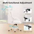 TUYOHW Ergonomic Mesh Office Chair with Adjustable Lumbar Support,Headrest & Flip-Up Armrests,Home Office Desk Chair for Study,Gaming Room