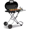 ZAFRO Portable Propane Gas Grill, 15,000 BTU Foldable Outdoor Grill with 348 Sq. In. Grilling Area for Camping, BBQ, Parties, Backyard, Beach Outings