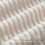 Canapé modulable en forme de L 95, canapé Cloud en tissu, canapé profond 4 places en chenille avec coussin lombaire et pouf mobile pour salon