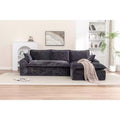 MAYEERTY 103-Inch Cloud L-Shaped Sectional Couch, Boneless Modern Modular Sofa for Living Room No Assembly Required