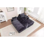 MAYEERTY 103-Inch Cloud L-Shaped Sectional Couch, Boneless Modern Modular Sofa for Living Room No Assembly Required