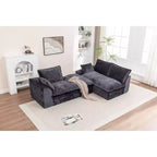MAYEERTY 103-Inch Cloud L-Shaped Sectional Couch, Boneless Modern Modular Sofa for Living Room No Assembly Required