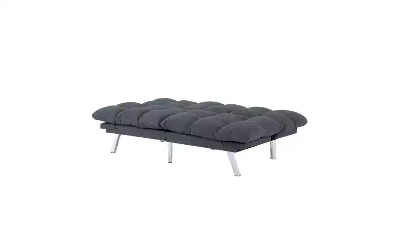 Okak Modern Corduroy Convertible Loveseat Sofa Bed with Adjustable Back & Arm,Upholstered Futon Sofa Couch for Living Room,Apartment
