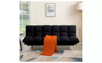Okak Modern Corduroy Convertible Loveseat Sofa Bed with Adjustable Back & Arm,Upholstered Futon Sofa Couch for Living Room,Apartment