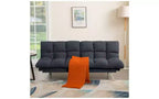 Okak Modern Corduroy Convertible Loveseat Sofa Bed with Adjustable Back & Arm,Upholstered Futon Sofa Couch for Living Room,Apartment