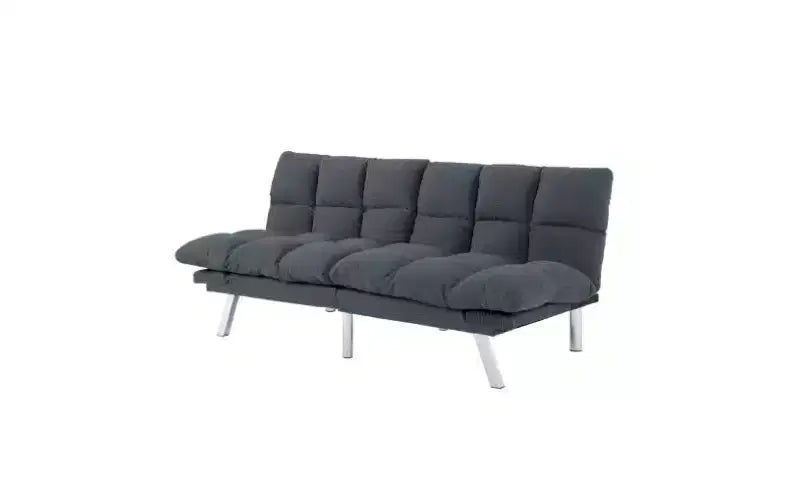 Okak Modern Corduroy Convertible Loveseat Sofa Bed with Adjustable Back & Arm,Upholstered Futon Sofa Couch for Living Room,Apartment
