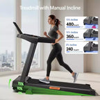 Tapis de marche 4 en 1 inclinable à 15 %, tapis roulant pliable sous le bureau pour la maison et le bureau, moteur silencieux de 2,5 CV (3)