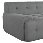 TUYOHW 86.2 Inch Modern Minimalist Tufted Sofa,3-Seat Compression Sofa for Living Room,Bedroom,Office,Apartment