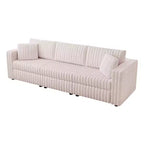 TUYOHW 106.3 Inch Modern 2-Seater Sofa with 2 Pillows for Living Room,Apartment,Office
