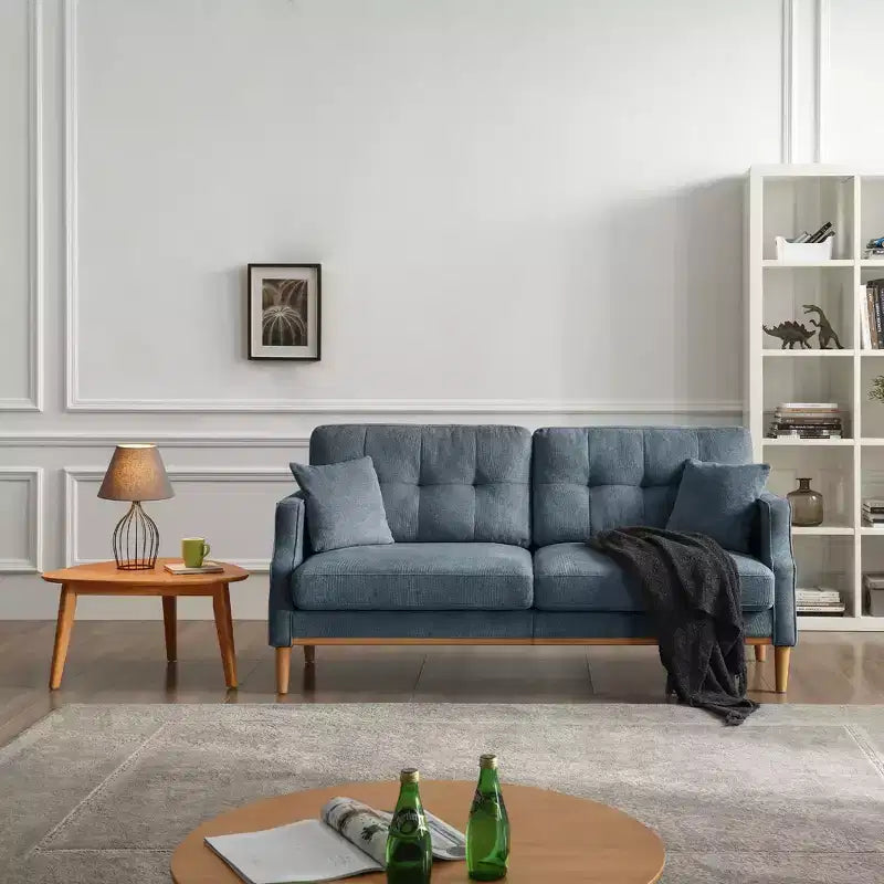 Canapé 3 places TUYOHW 70,1 pouces imperméable avec prise USB pour salon, petit espace, bureau, appartement