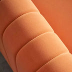 Canapé moderne de 84 pouces en velours, canapé 3 places avec pieds en métal doré et accoudoirs roulés pour salon, chambre ou appartement - Panipeachy