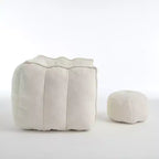 Fauteuil poire souple avec mousse haute résilience, canapé paresseux carré avec repose-pieds, housse pour adultes pour jouer, lire ou regarder la télévision