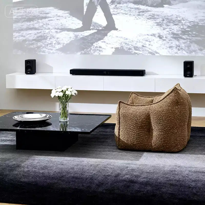 Sofa chairs with highly resilient foam for living rooms and bedrooms, comfortable square lazy sofas, sofas for adults to play, read and watch TV