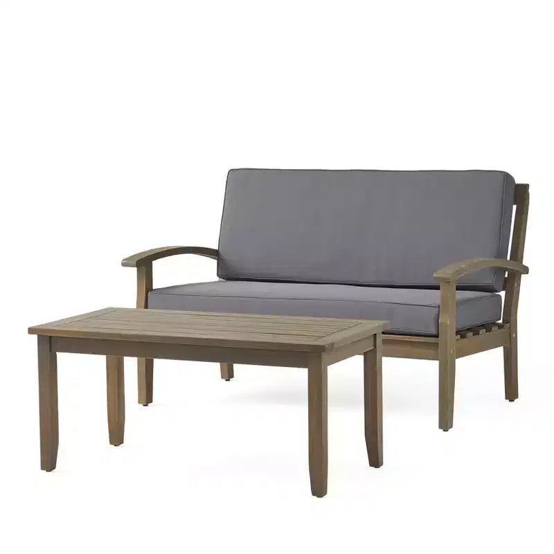CAUSEUSE PEYTON + TABLE BASSE