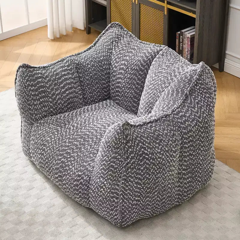 Pouf poire, canapé de sol paresseux pour adultes, chaise de cheminée au design ergonomique, fauteuil inclinable en mousse à mémoire de forme pour salon et chambre