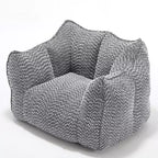 Pouf poire, canapé de sol paresseux pour adultes, chaise de cheminée au design ergonomique, fauteuil inclinable en mousse à mémoire de forme pour salon et chambre