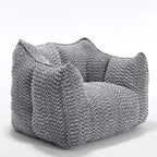 Pouf poire, canapé de sol paresseux pour adultes, chaise de cheminée au design ergonomique, fauteuil inclinable en mousse à mémoire de forme pour salon et chambre