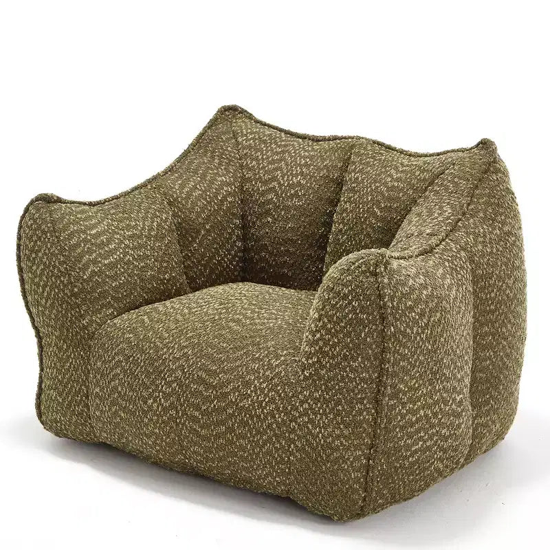 Pouf poire, canapé de sol paresseux pour adultes, chaise de cheminée au design ergonomique, fauteuil inclinable en mousse à mémoire de forme pour salon et chambre