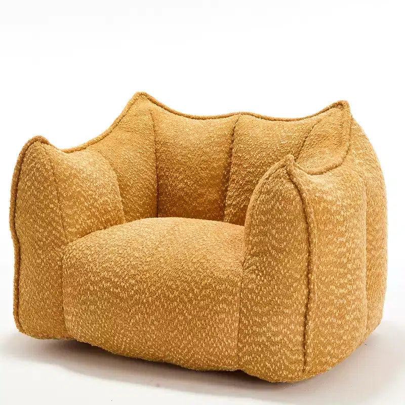Pouf poire, canapé de sol paresseux pour adultes, chaise de cheminée au design ergonomique, fauteuil inclinable en mousse à mémoire de forme pour salon et chambre