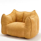 Pouf poire, canapé de sol paresseux pour adultes, chaise de cheminée au design ergonomique, fauteuil inclinable en mousse à mémoire de forme pour salon et chambre