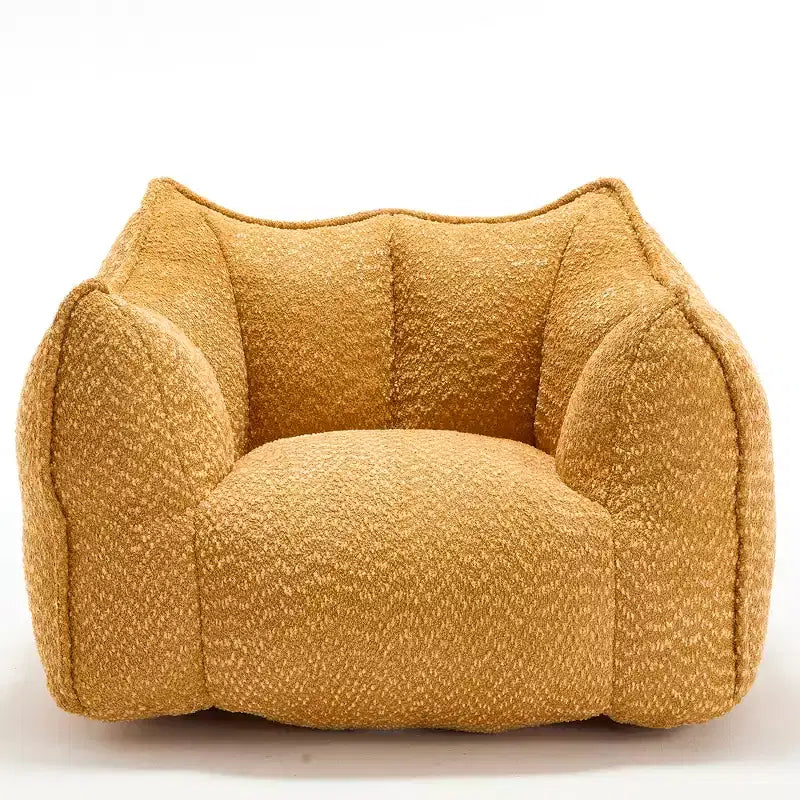 Pouf poire, canapé de sol paresseux pour adultes, chaise de cheminée au design ergonomique, fauteuil inclinable en mousse à mémoire de forme pour salon et chambre