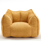 Pouf poire, canapé de sol paresseux pour adultes, chaise de cheminée au design ergonomique, fauteuil inclinable en mousse à mémoire de forme pour salon et chambre