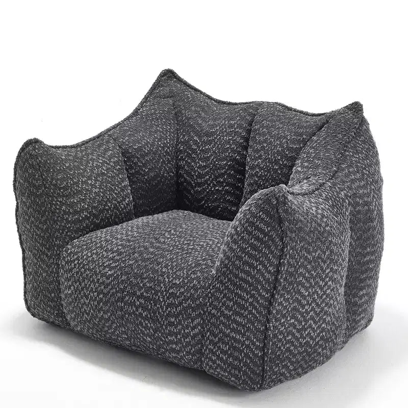 Pouf poire, canapé de sol paresseux pour adultes, chaise de cheminée au design ergonomique, fauteuil inclinable en mousse à mémoire de forme pour salon et chambre