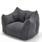 Pouf poire, canapé de sol paresseux pour adultes, chaise de cheminée au design ergonomique, fauteuil inclinable en mousse à mémoire de forme pour salon et chambre