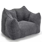 Pouf poire, canapé de sol paresseux pour adultes, chaise de cheminée au design ergonomique, fauteuil inclinable en mousse à mémoire de forme pour salon et chambre