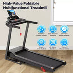 Tapis roulant en solde, 3,5 CV, pliable pour la maison, inclinaison manuelle de 12 %, 12 km/h, 71 programmes, contrôle via application, moniteur de fréquence cardiaque, sangle de genou offerte