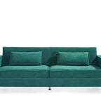 Whisen 85.8 Velvet Sofa, Modern Elegant 4 Seater Couch Sofa with Luxurious Soft Comfort, Easy to Maintain