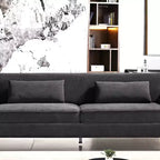 Whisen 85.8 Velvet Sofa, Modern Elegant 4 Seater Couch Sofa with Luxurious Soft Comfort, Easy to Maintain