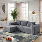 MAYEERTY 106 Wide-Wale Corduroy Compression Sofa Bed, Convertible Sleeper Couch for Living Room Guest Room