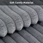 MAYEERTY 106 Wide-Wale Corduroy Compression Sofa Bed, Convertible Sleeper Couch for Living Room Guest Room