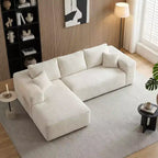 MAYEERTY 106 Wide-Wale Corduroy Compression Sofa Bed, Convertible Sleeper Couch for Living Room Guest Room