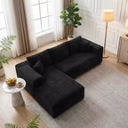 MAYEERTY 106 Wide-Wale Corduroy Compression Sofa Bed, Convertible Sleeper Couch for Living Room Guest Room