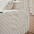 Zeus & Ruta Modern Corduroy Cloud Sofa, No Assembly Needed Couch for Compact Spaces & Apartments