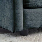 Canapé 3 places moderne du milieu du siècle MAYEERTY avec 2 oreillers d'accoudoir 2 coussins décoratifs pour salon Gris
