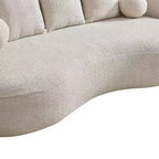 Christopher Knight Home Grazia 90'' Modern Curved Boucle Upholstered 3-Seater Sofa