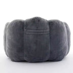 Pouf de compression en forme de lotus avec poignée pour adultes, sans assemblage, facile à déplacer, canapé de sol pour salon et chambre