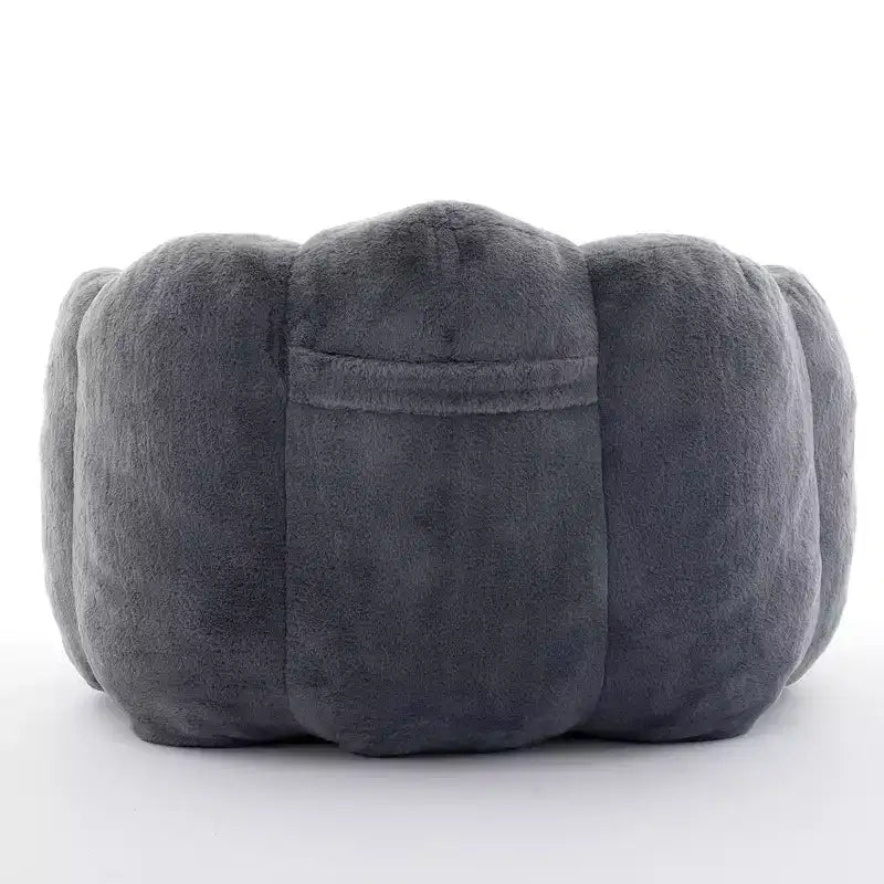 Pouf de compression en forme de lotus avec poignée pour adultes, sans assemblage, facile à déplacer, canapé de sol pour salon et chambre
