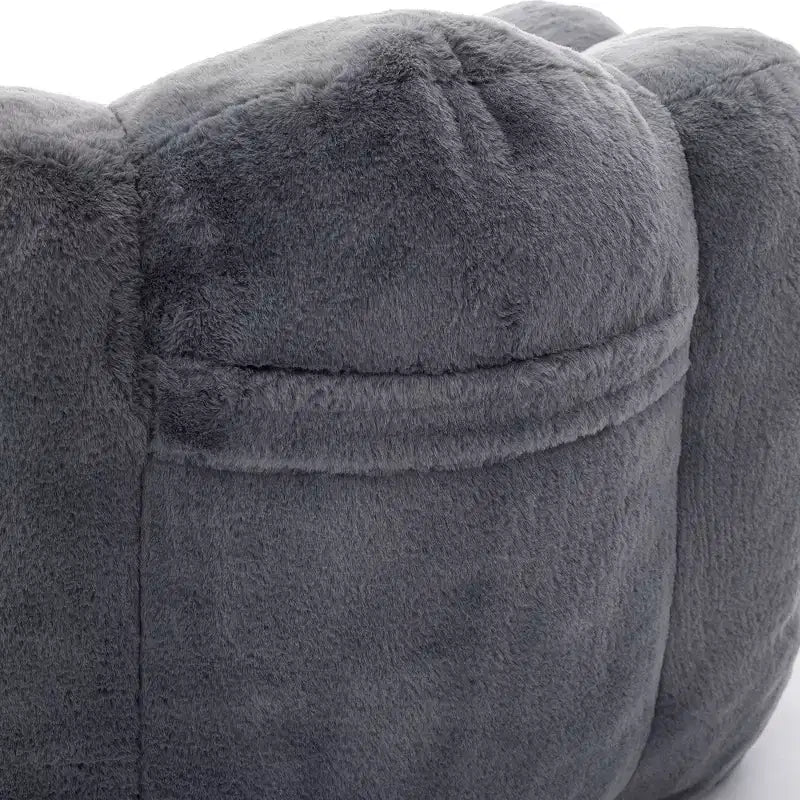 Pouf de compression en forme de lotus avec poignée pour adultes, sans assemblage, facile à déplacer, canapé de sol pour salon et chambre