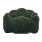 Pouf de compression en forme de lotus avec poignée pour adultes, sans assemblage, facile à déplacer, canapé de sol pour salon et chambre